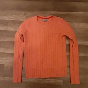 Jcp Pink Merino Blend Pullover Crewneck Sweater Size L